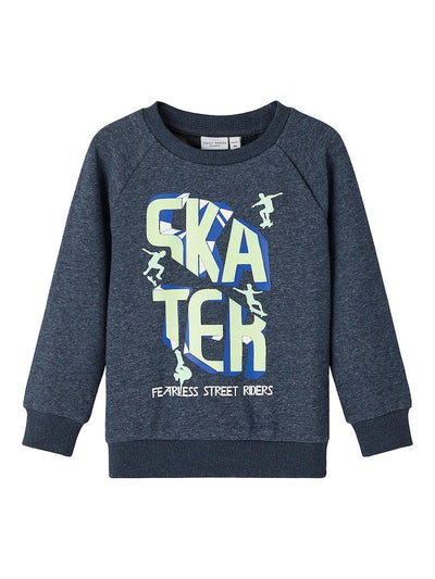 Name it Boys Graphic Print Sweatshirt - Skater