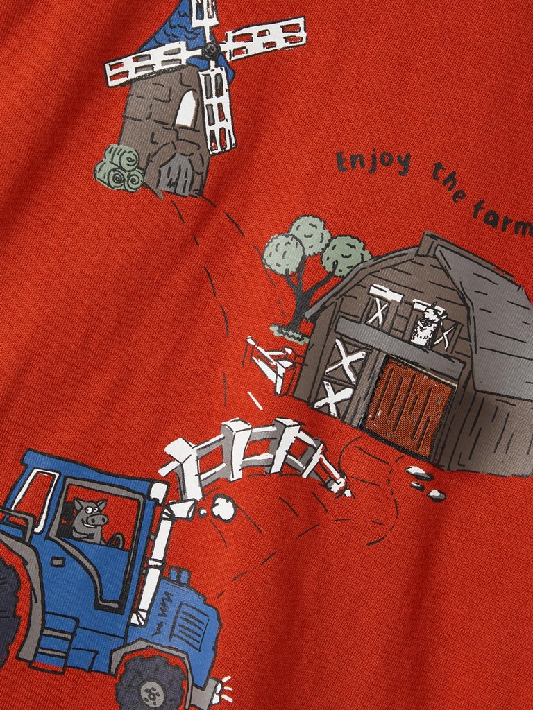 Name it Boys Farmyard Theme Long Sleeved Top