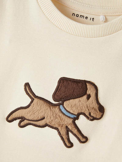 Name It Baby Boy Puppy Print Top