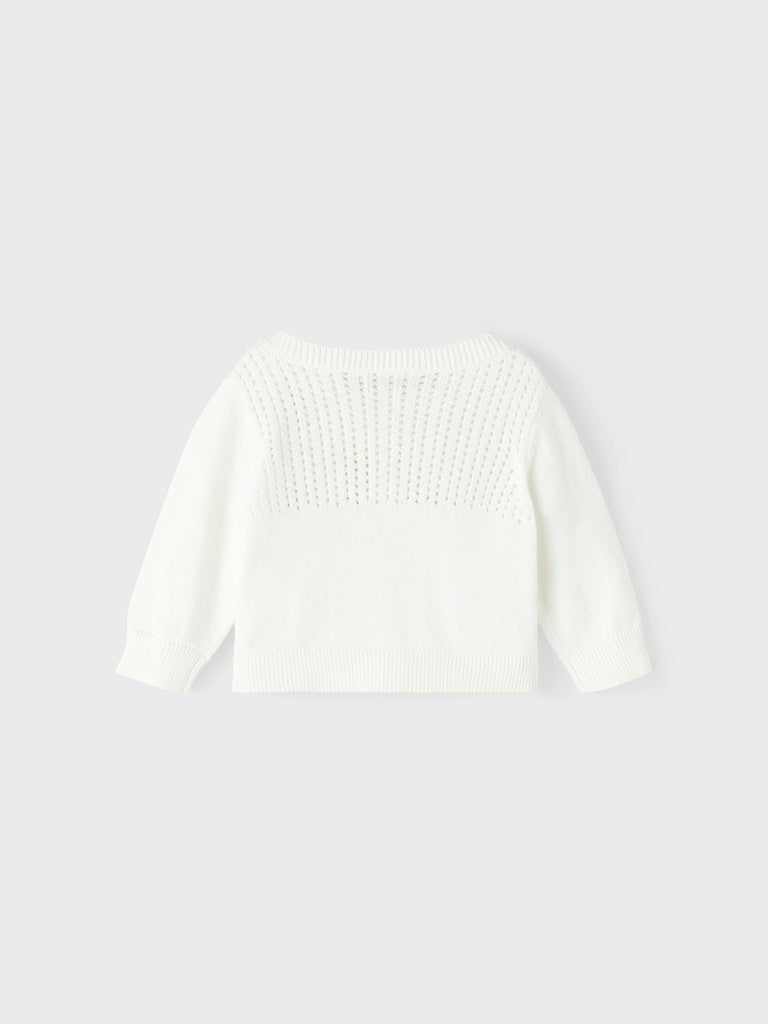 Name it Baby Girl Knitted Off-White Cardigan