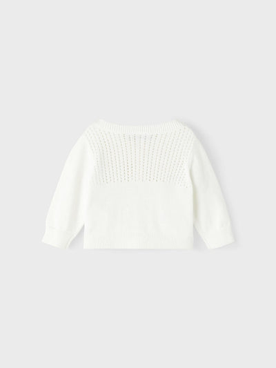 Name it Baby Girl Knitted Off-White Cardigan