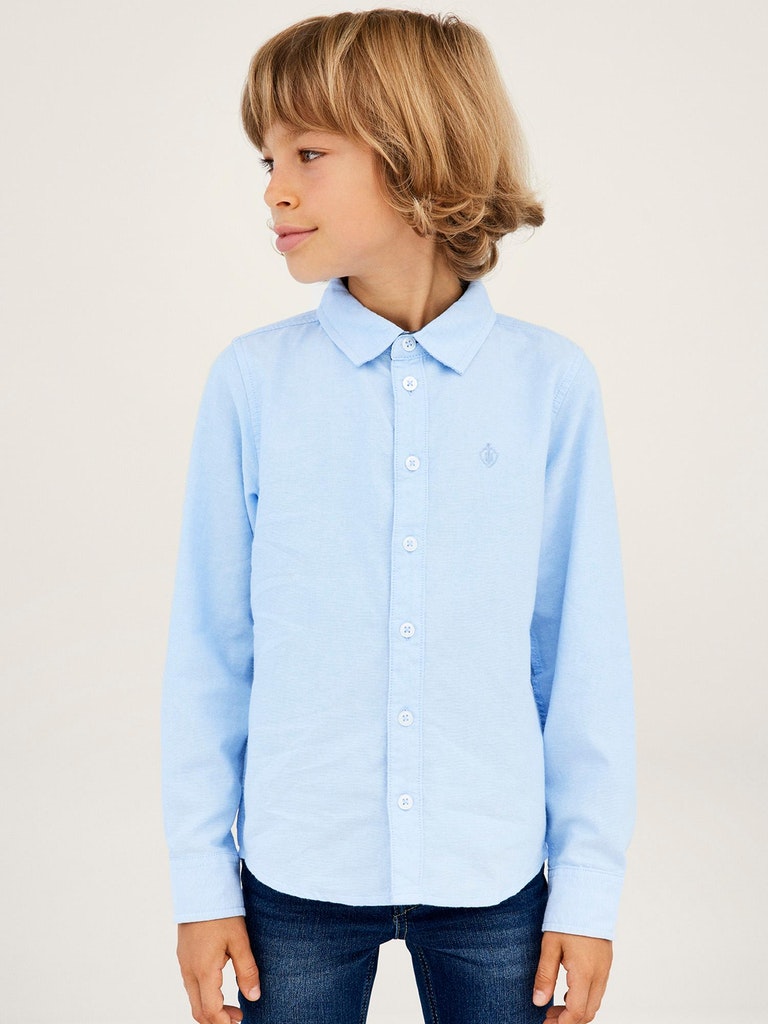 Name It Boys Long Sleeved Blue Shirt