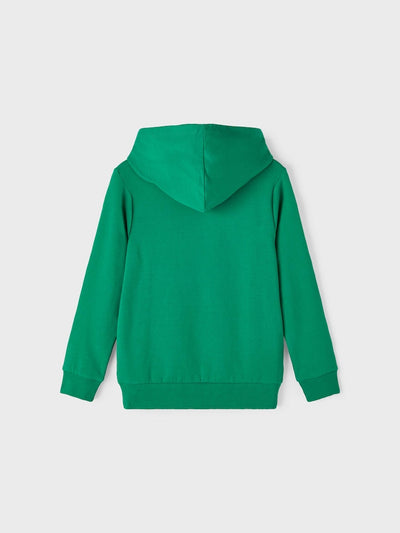 Name It Boys Graphic Print Hoodie - Green