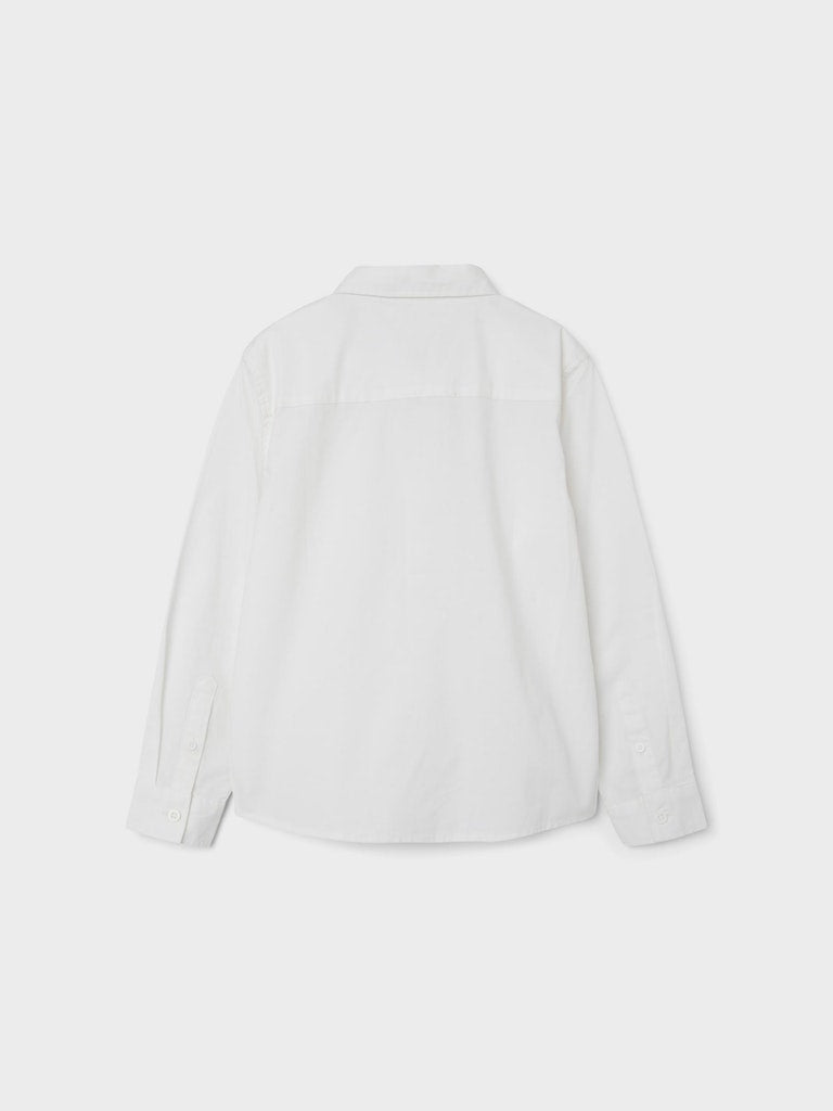 Name It Boys Long Sleeved White Shirt