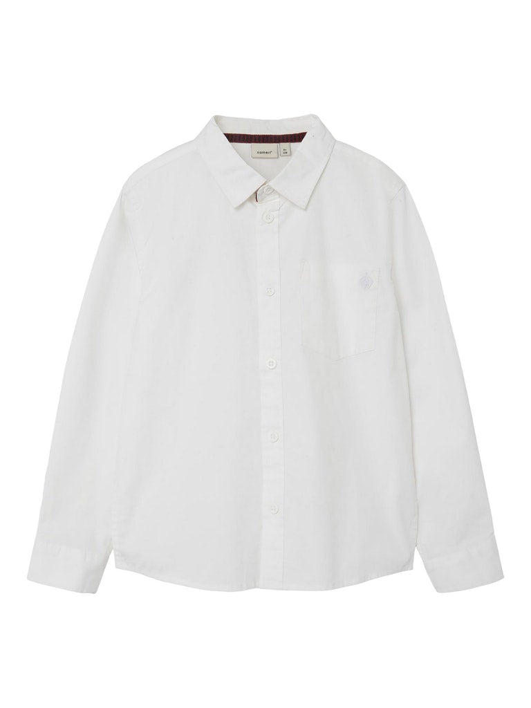 Name It Boys Long Sleeved White Shirt