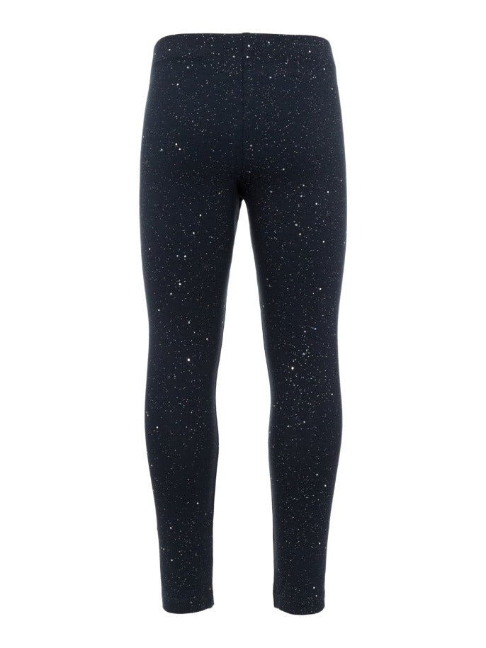 Name it Mini Girls Sparkly Navy Legging
