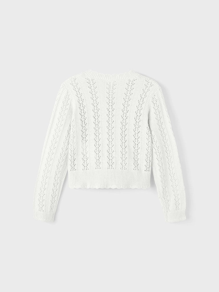 Name it Girls Knitted Cardigan - White