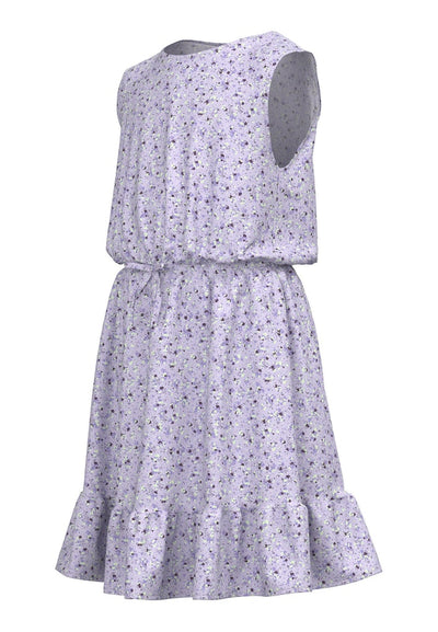 Name it Girls Floral Print Lilac Dress