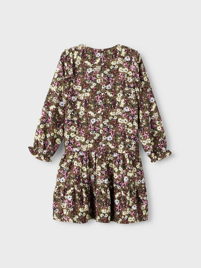 Name it Girls Pretty Long Sleeved Floral Dress