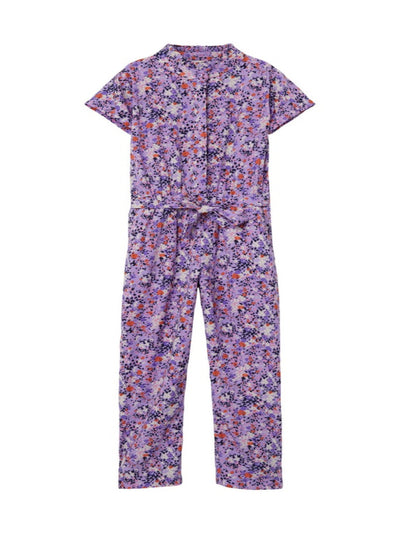 Name it Girls Floral Jumpsuit - Purple