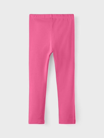 Name It Mini Girls Cotton Leggings - Pink