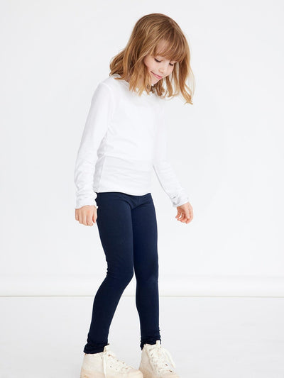 Name it Girls Navy Organic Cotton Leggings