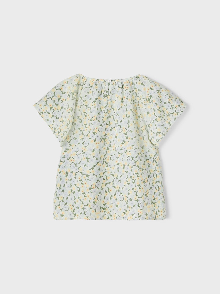 Name it Girls Short-Sleeved Floral Print Blouse