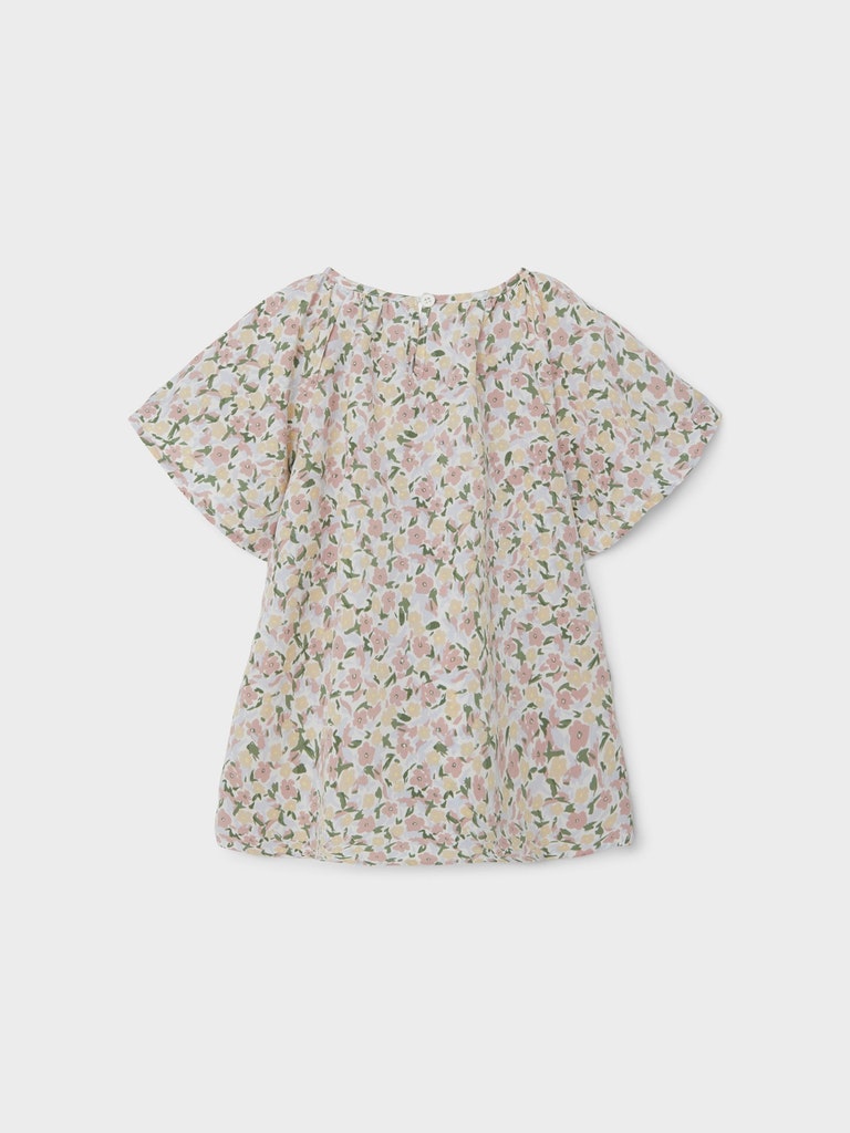 Name it Girls Short-Sleeved Floral Print Blouse