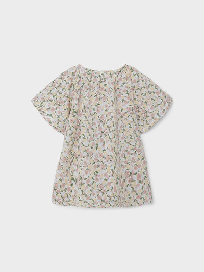 Name it Girls Short-Sleeved Floral Print Blouse