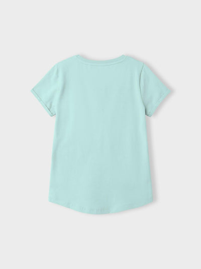 Name it Girls Short Sleeved Summer Themed print T-Shirt