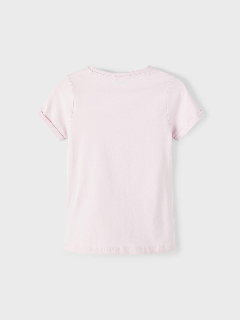 Name it Girls Short Sleeved Summer Themed print T-Shirt
