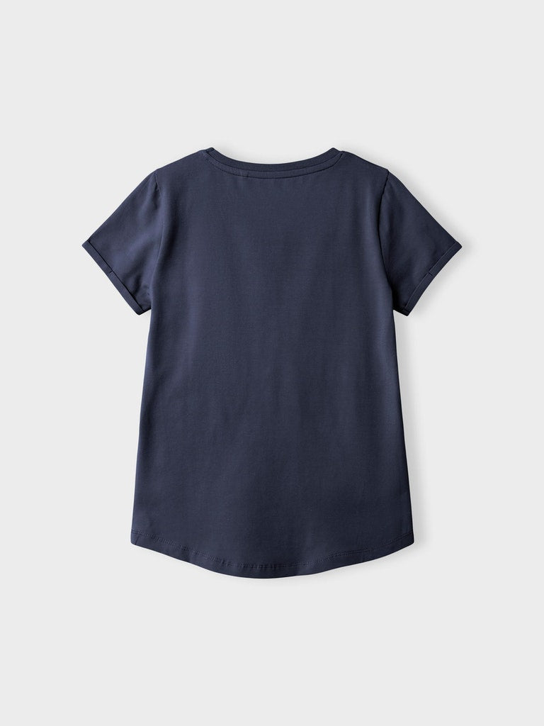 Name it Girls Short Sleeved Summer Themed print T-Shirt