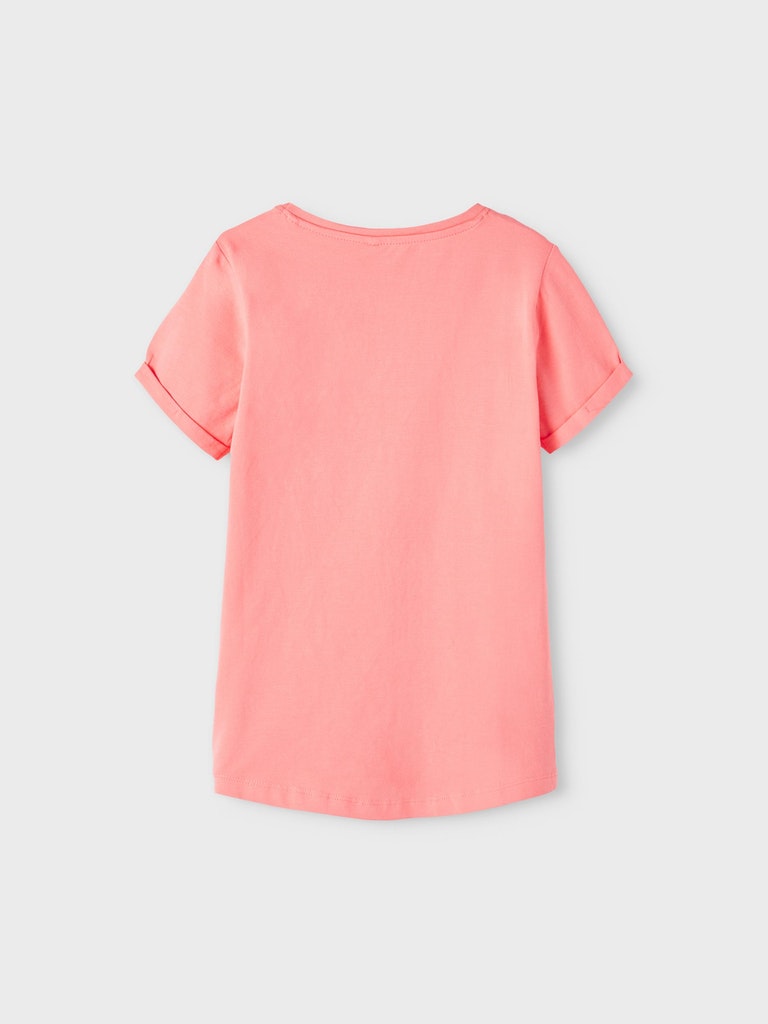 Name it Girls Short Sleeved Summer Themed print T-Shirt