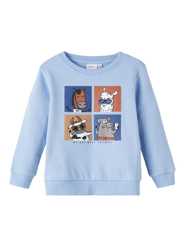 Name it Boys Animal Print Sweatshirt - Blue