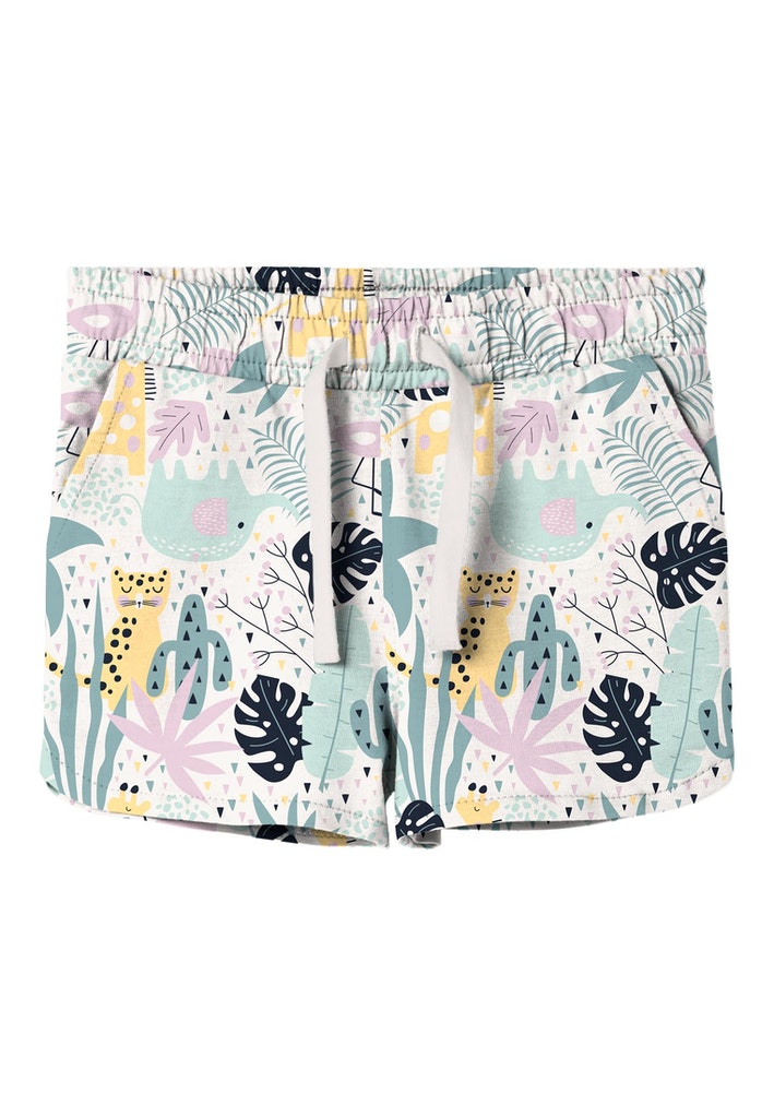 Toddler Girl Cotton Shorts/Tropical