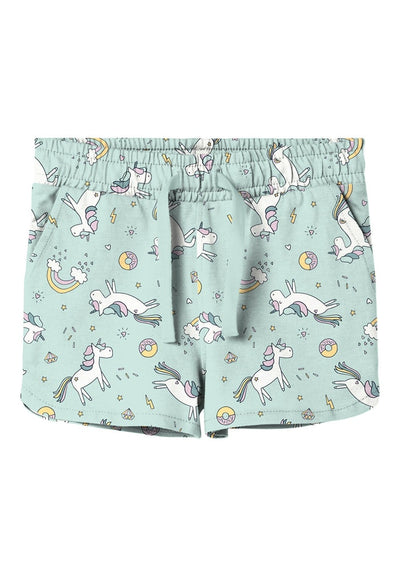 Toddler Girl Cotton Shorts/Unicorn