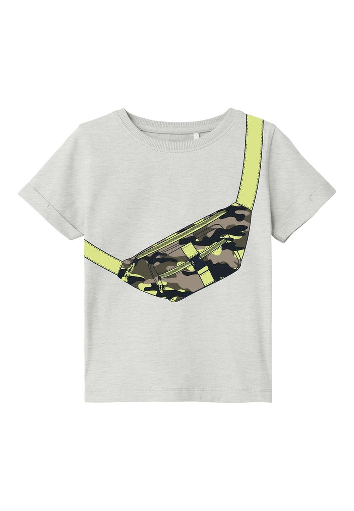 Mini boy short-sleeved t-shirt/Grey