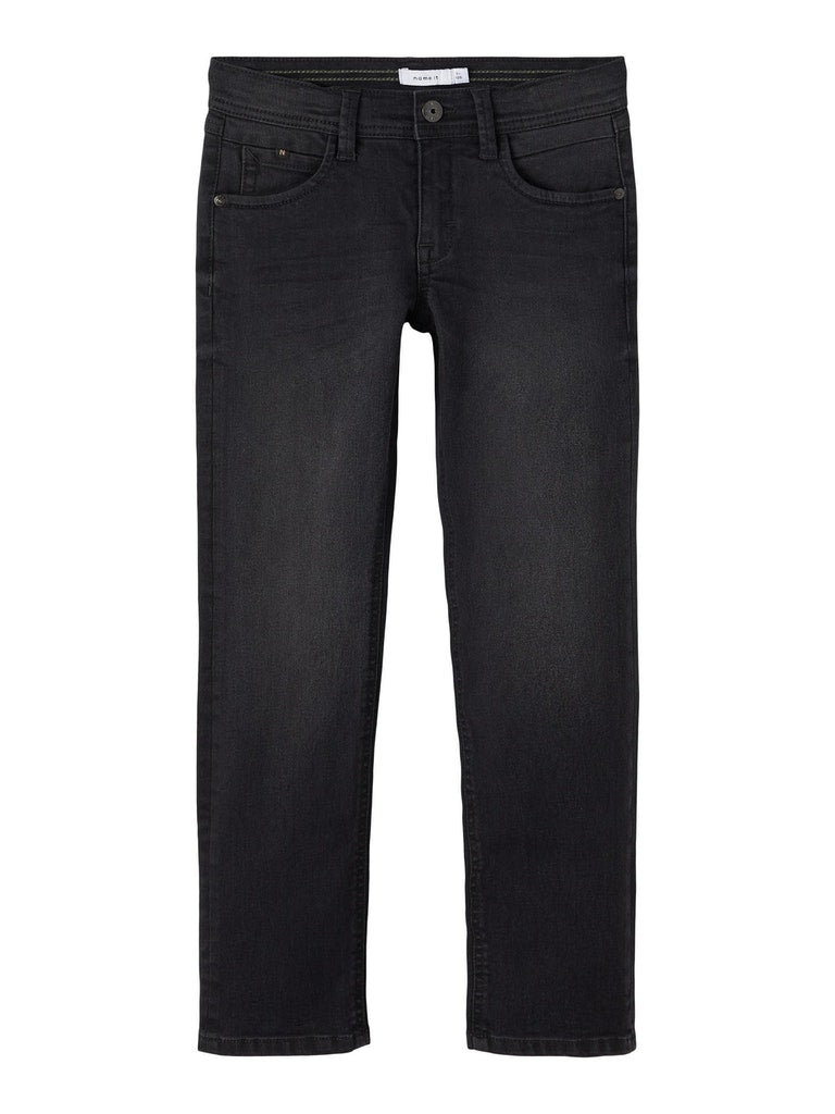 Kid boy straight leg jeans black deinm