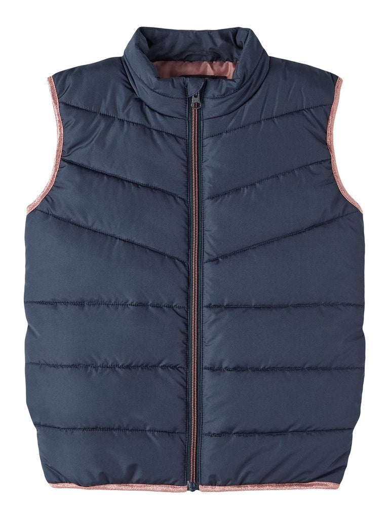 Kid Girl padded gilet jacket 