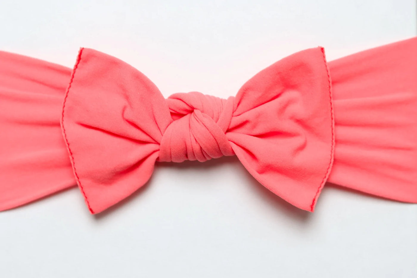 Little Bow Pip Neon Peach Bow Hairband