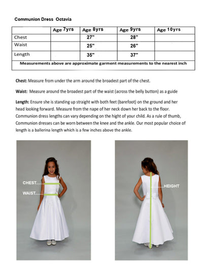 Girls OCTAVIA Communion Dress by Little People