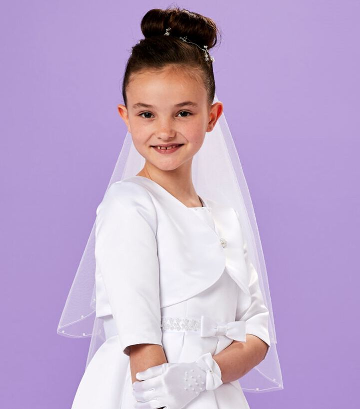 Girls Communion Bolero Jacket BETSEY by Peridot – Hopscotch Kids Store