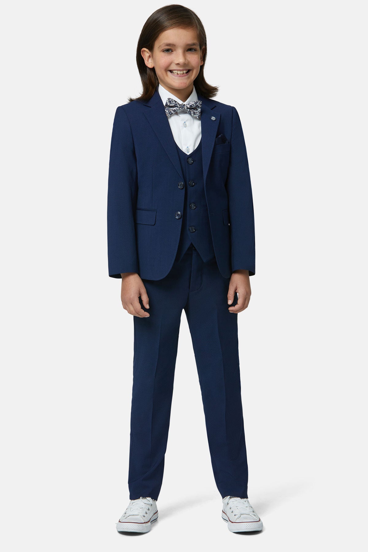 Benetti Boys Peter 3-Piece Suit - Petrol Blue