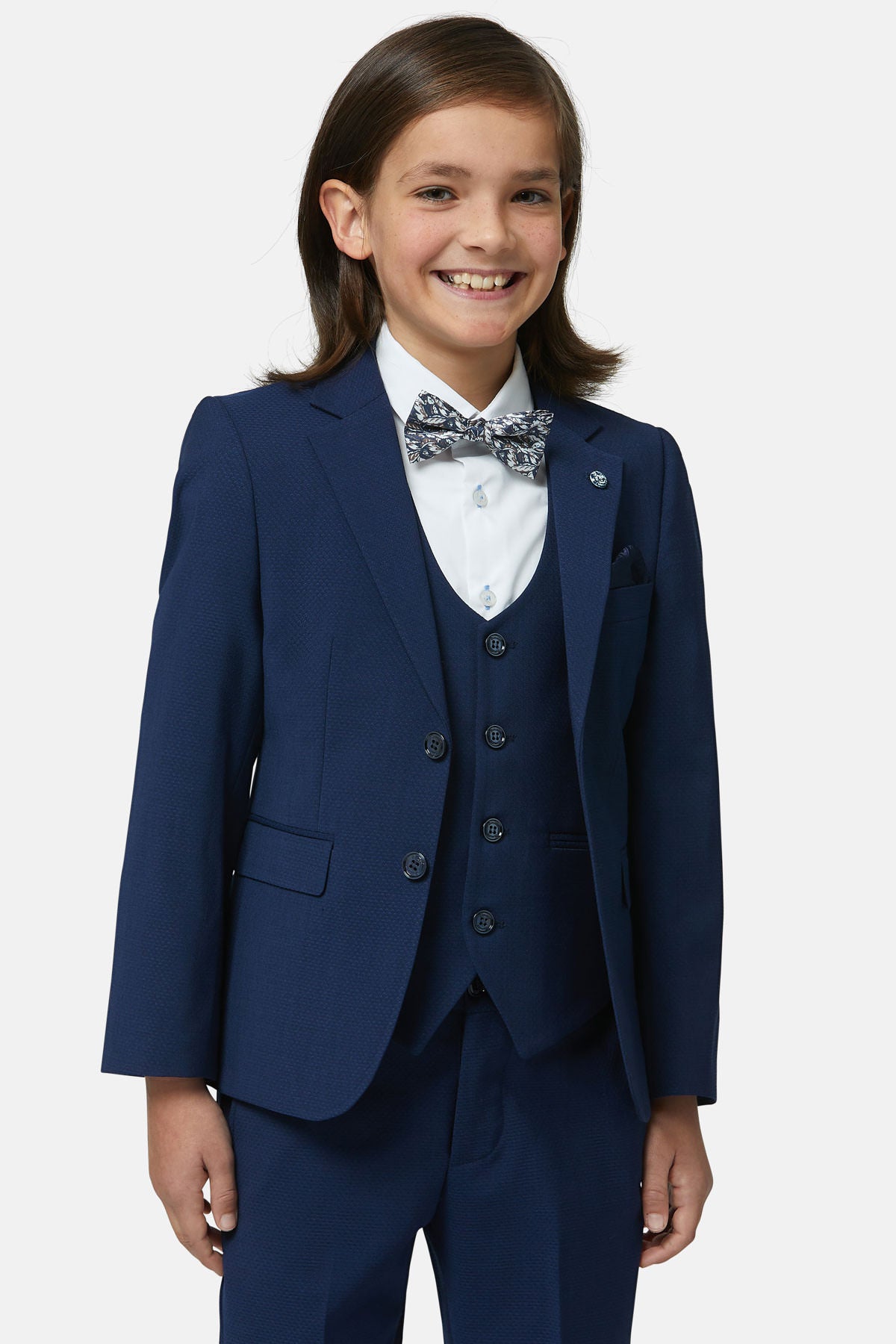 Benetti Boys Peter 3-Piece Suit - Petrol Blue