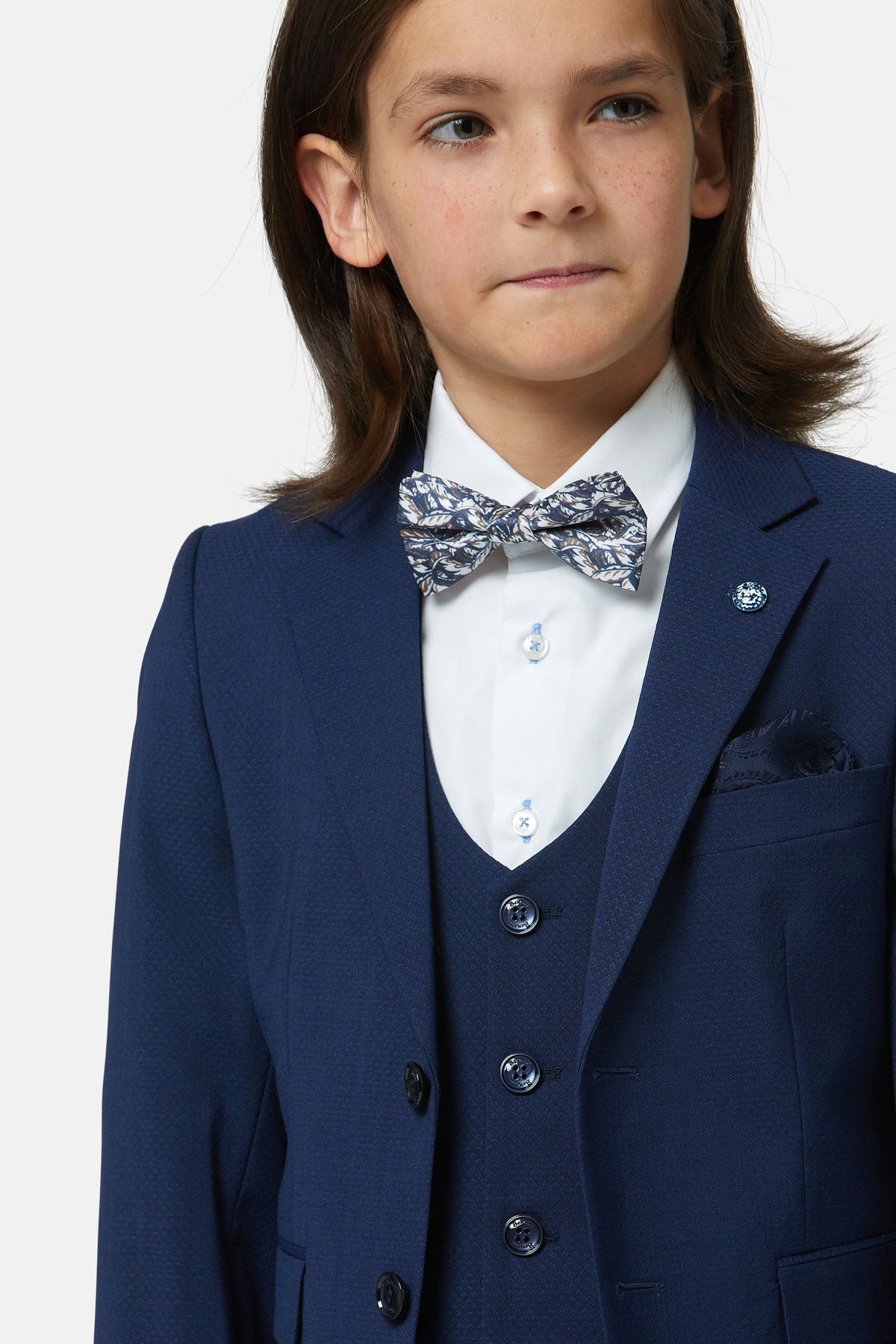 Benetti Boys Peter 3-Piece Suit - Petrol Blue