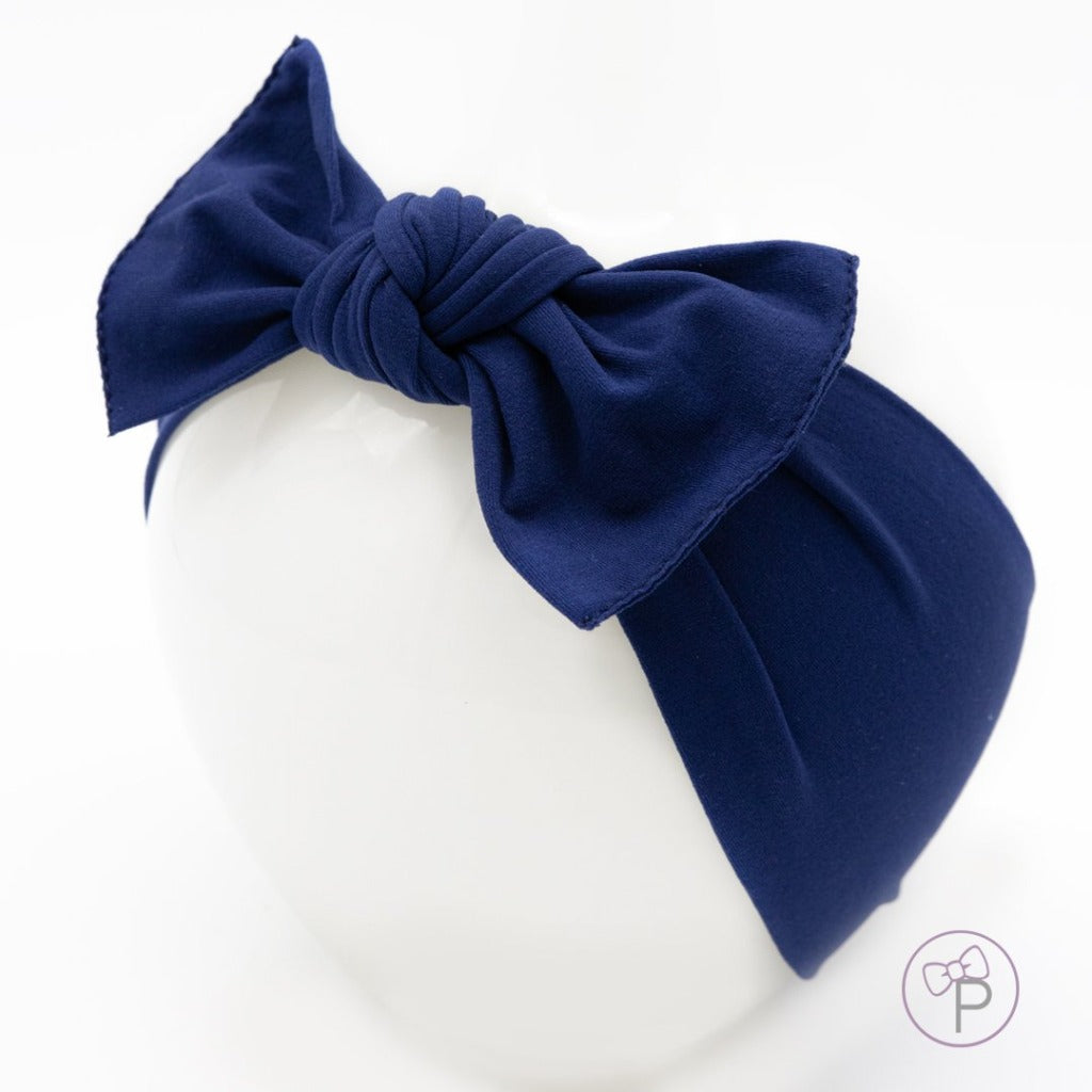 Little Bow Pip Navy Pippa Bow Hairband