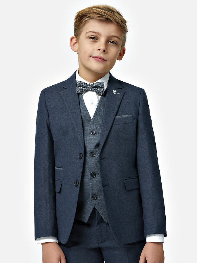 Benetti Boys 3-Piece RONNIE Communion Suit-Indigo