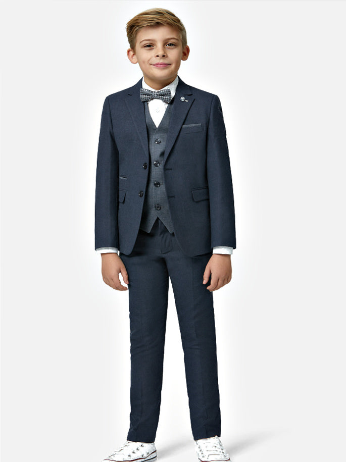 Benetti Boys 3-Piece RONNIE Communion Suit-Indigo