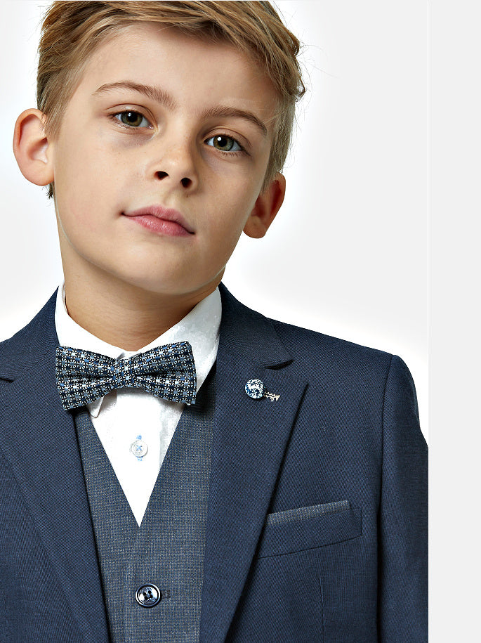 Benetti Boys 3-Piece RONNIE Communion Suit-Indigo