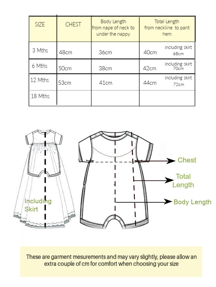 Boy's White Christening Romper with Detachable Gown by Sarah Louise