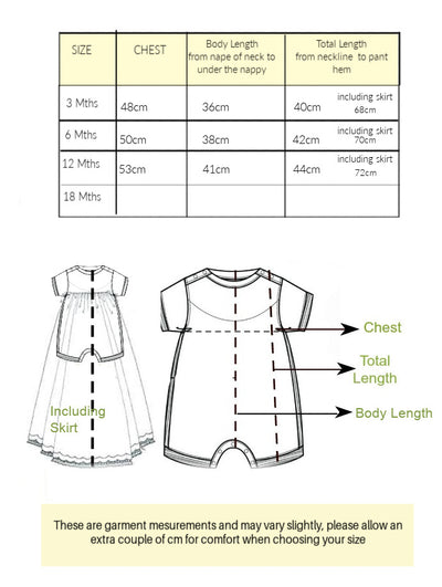 Boy's White Christening Romper with Detachable Gown by Sarah Louise