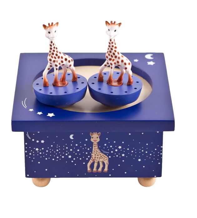 Sophie The Giraffe Music Box - Blue