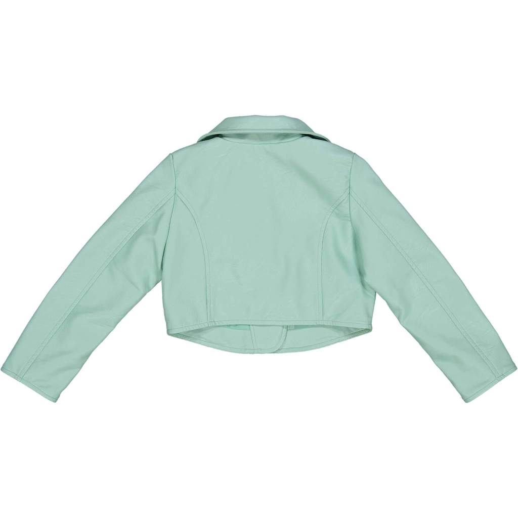 Mint leather on sale jacket