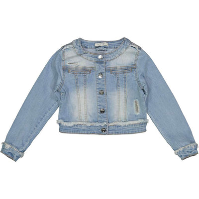 Try Beyond Girls Distressed Denim Jacket