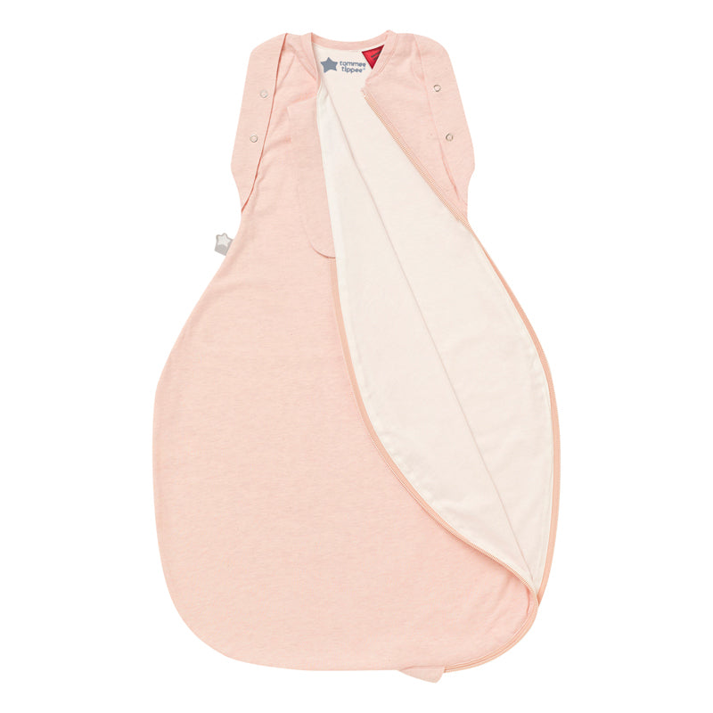 Tommee Tippee  Baby Swaddle Bag - The Original Grobag, 3-6m, 2.5 TOG - Pink Marl