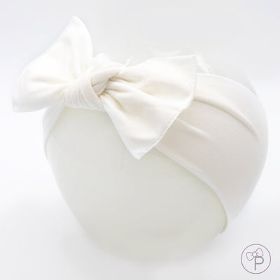 Little Bow Pip White Pippa Bow Hairband