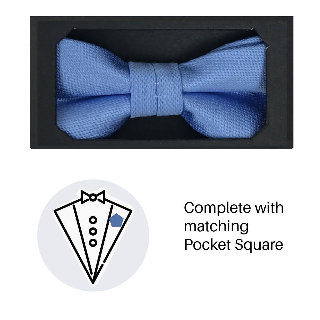 Zazzi Boys Bow Tie & Pocket Square 4641-3