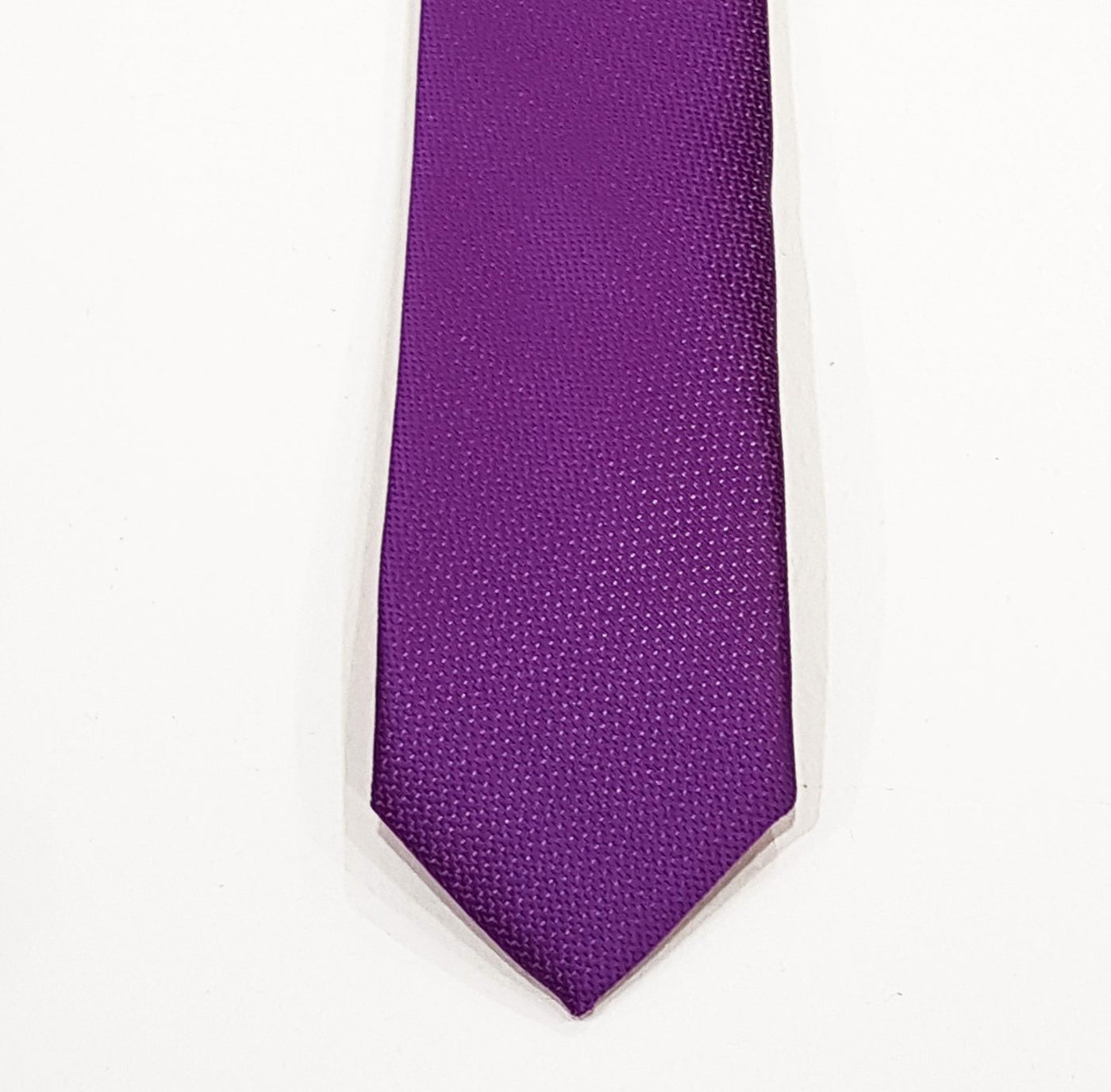 Zazzi Boys Solid Purple Tie