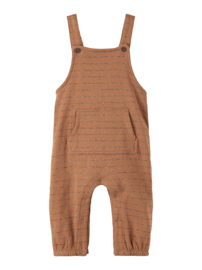 Name It Baby Boy Striped Bodysuit & Dungaree Two-Piece Set
