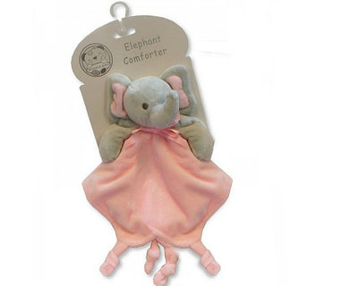 Snuggle Baby Pink Elephant Comforter